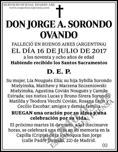 Jorge A. Sorondo Ovando